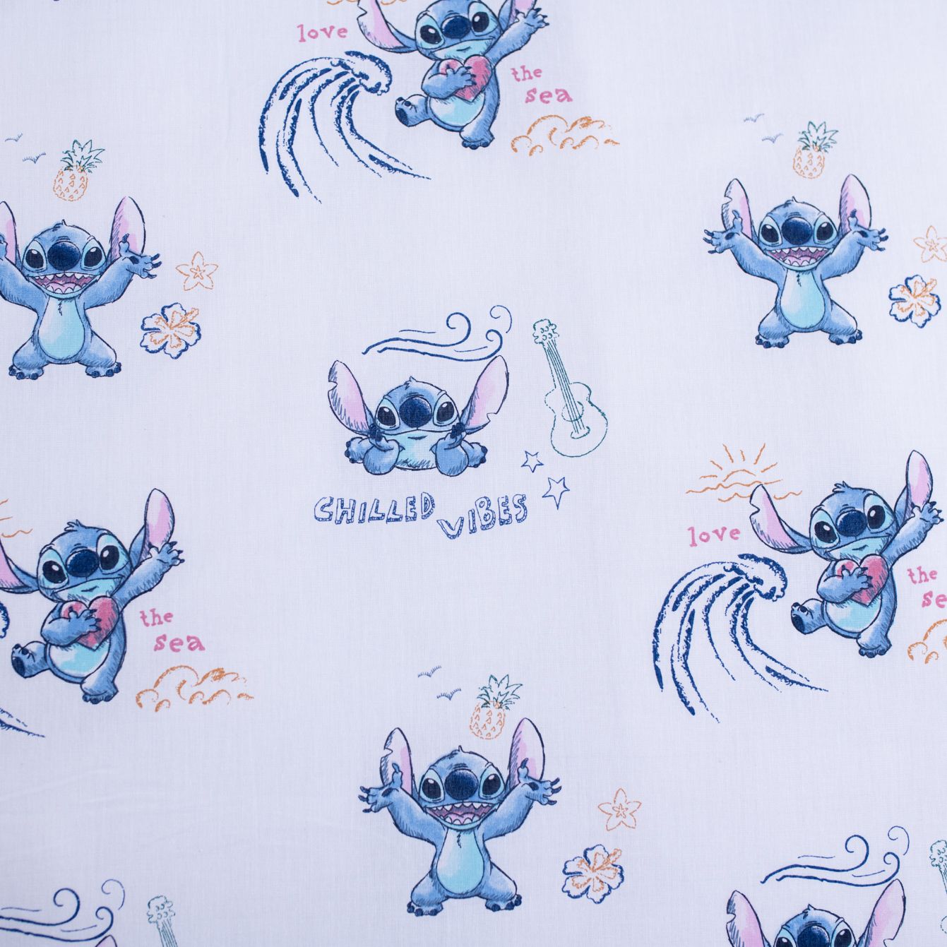 Lilo & Stitch Design Kuschelige Bettwäsche Baumwolle, 140x200 cm & 70x90 cm