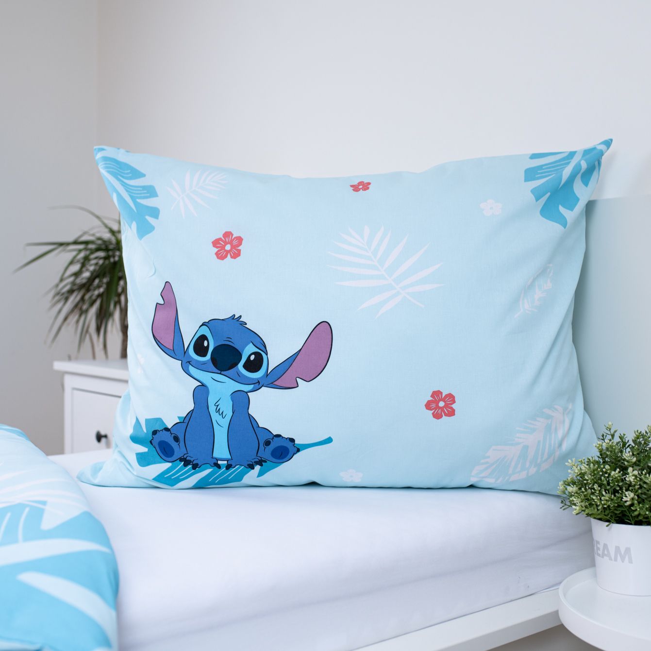 Lilo and Stitch Design Kuschelige Bettwäsche Baumwolle, 140x200 cm & 70x90 cm