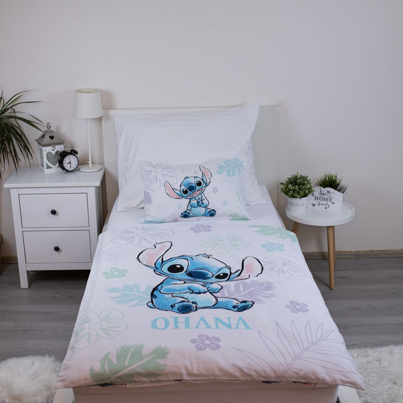 Lilo & Stitch Bettwäsche-Set für Kinder – Bettbezug 100x135 cm & Kissenbezug 40x60 cm