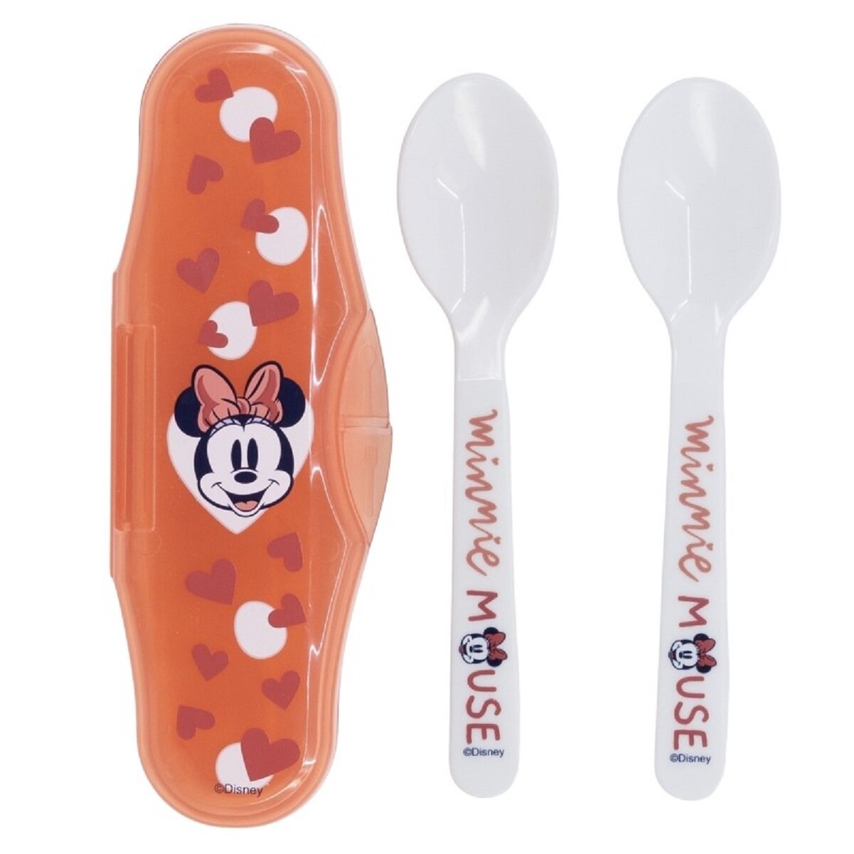 Disney Minnie Mouse Kinderlöffel Set 2-teilig im Reiseetui