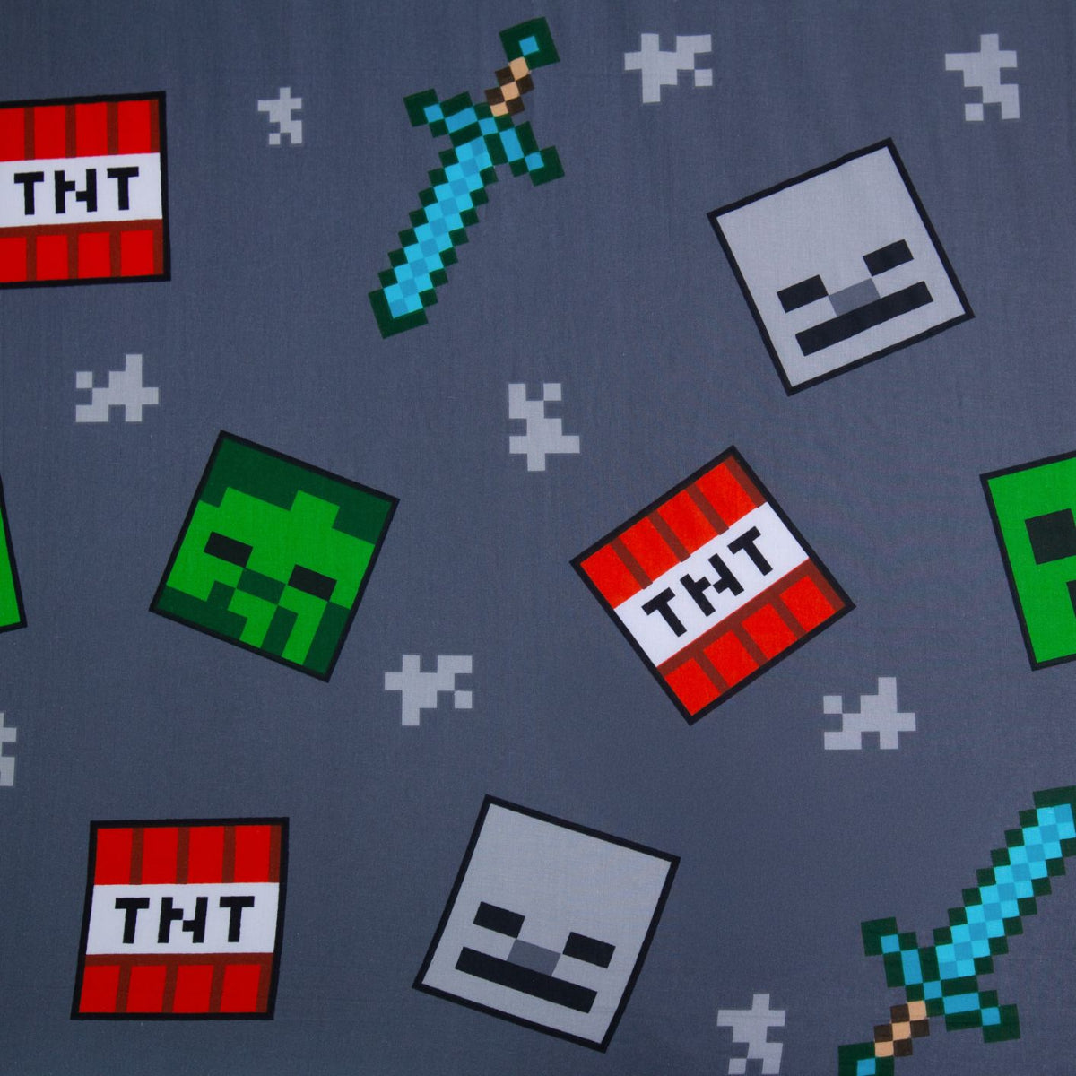 Minecraft Spannbettlaken „We got this“ – Baumwolle 90x200 cm Kinderbett