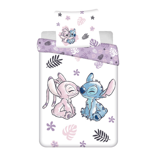 Lilo and Stitch Design Kuschelige Bettwäsche Baumwolle, 160x200 cm & 70x80 cm