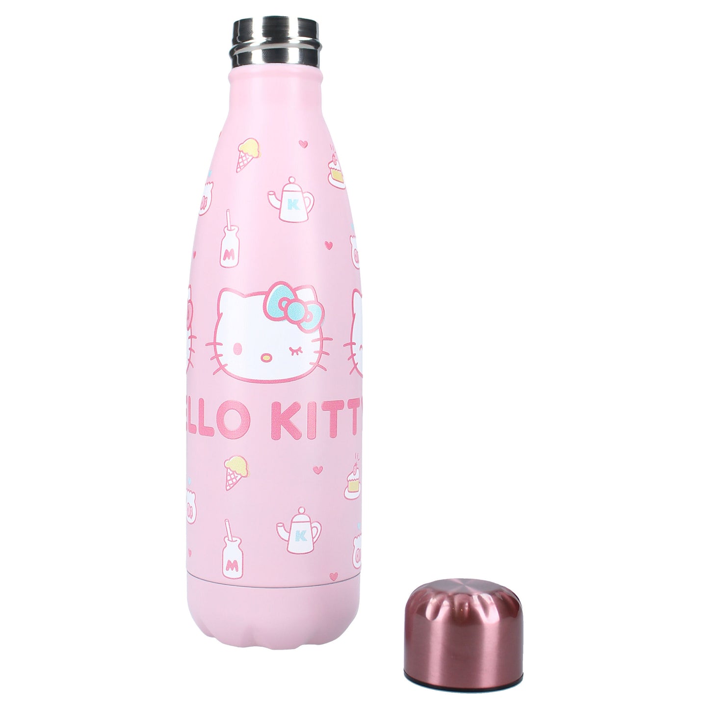 Hello Kitty 700ml Edelstahl Trinkflasche – Auslaufsichere Wasserflasche für Schule & Freizeit