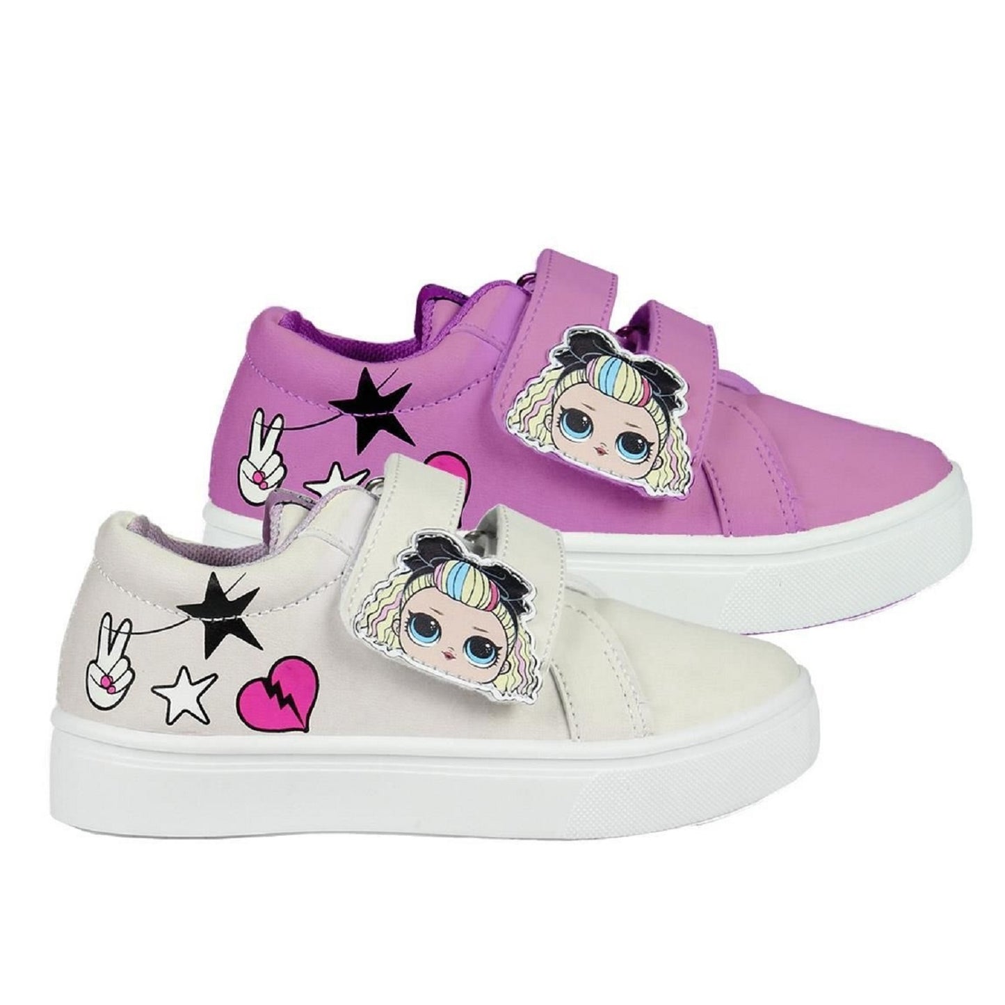 LOL Surprise Sneakers – Farbwechselnde Schuhe von Weiß zu Rosa im Sonnenlicht
