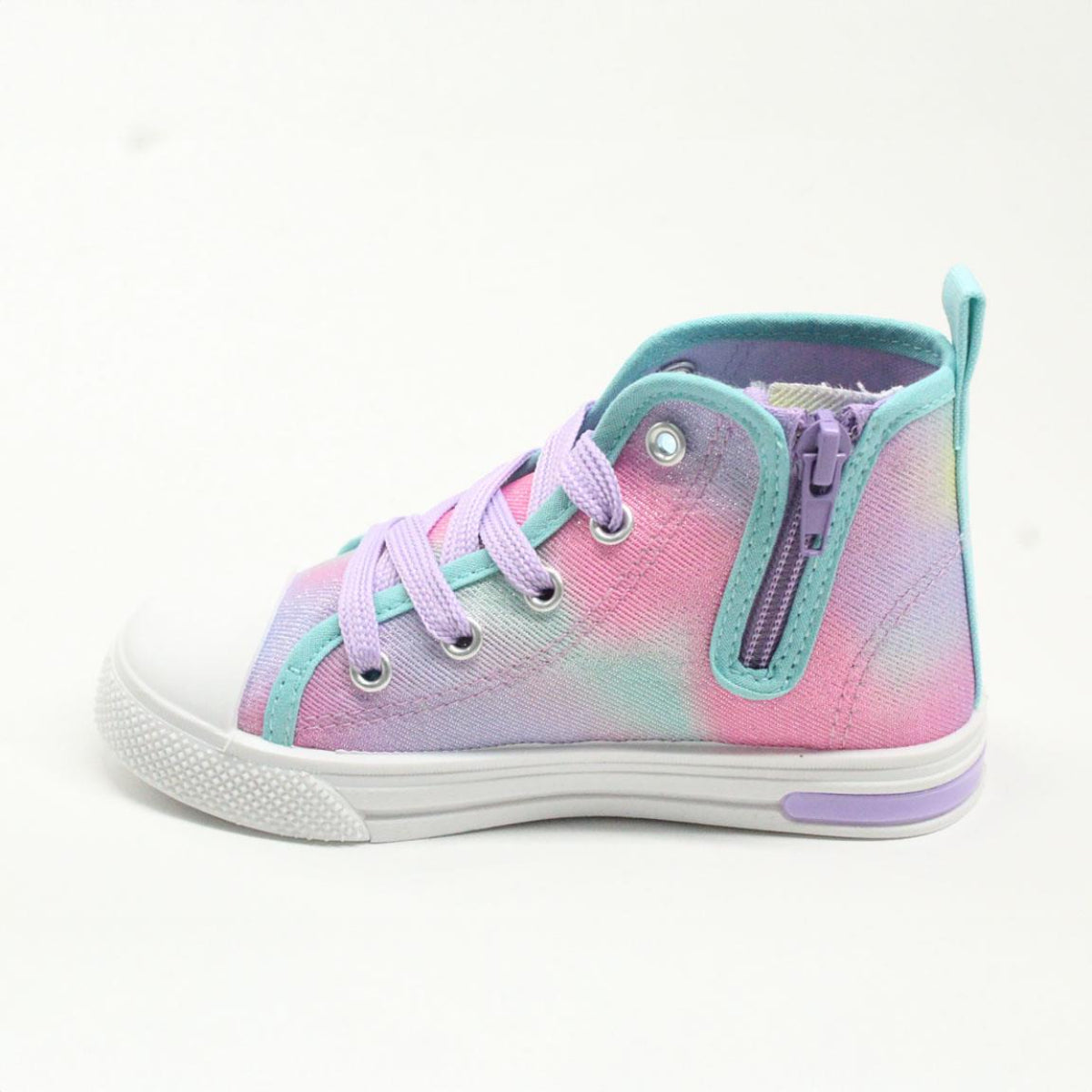 Disney Lilo und Stitch Kinder High Sneaker mit Lichteffekt PVC Sohle