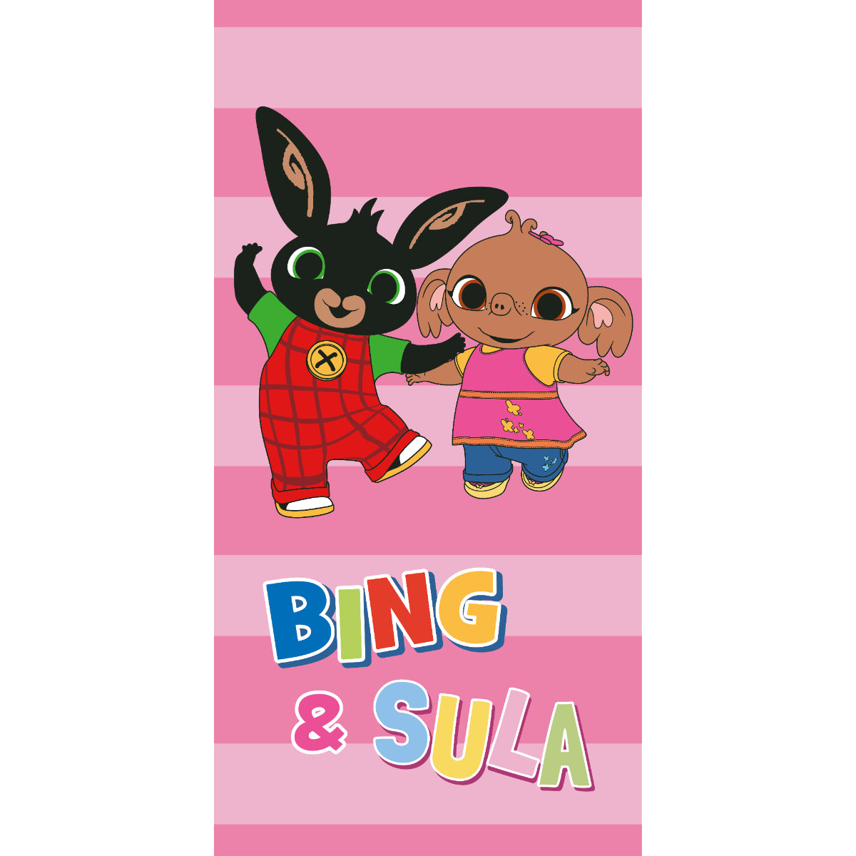 Bing Strandtuch Playing Together aus 100% Baumwolle 70 × 140 cm