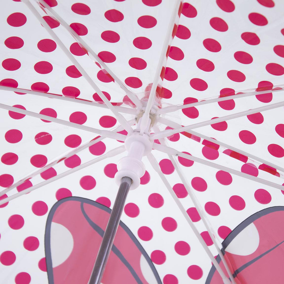 Disney Minnie Mouse Regenschirm ⌀ 71 cm Leichter Kuppel-Schirm für Regenwetter