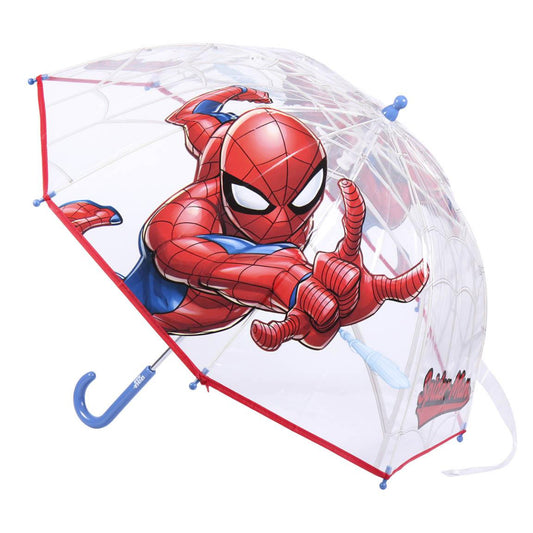 Spiderman Regenschirm ⌀ 71 cm Leichter Kuppel-Schirm für Regenwetter