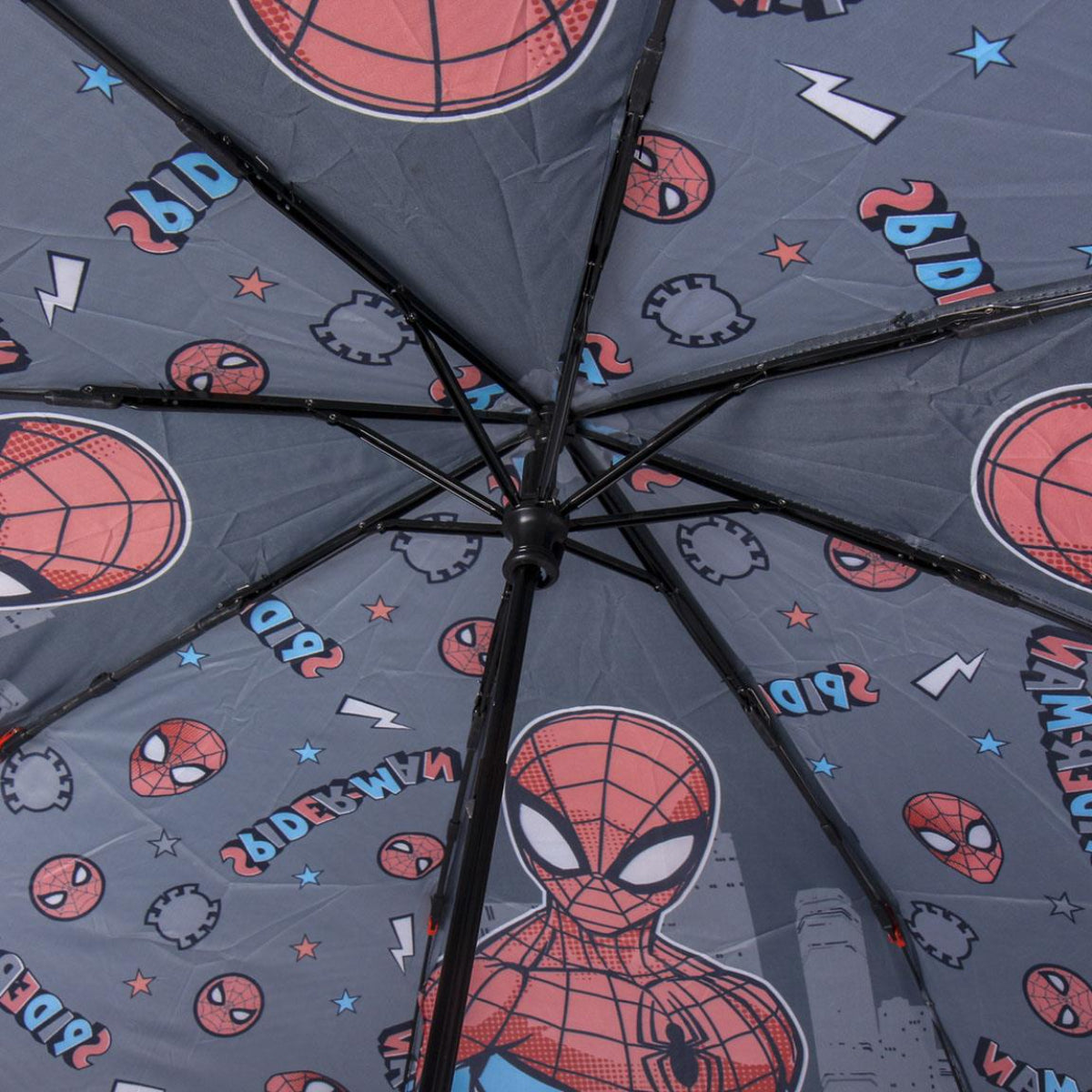 Spiderman Regenschirm ⌀ 92 cm Leichter Kuppel-Schirm für Regenwetter