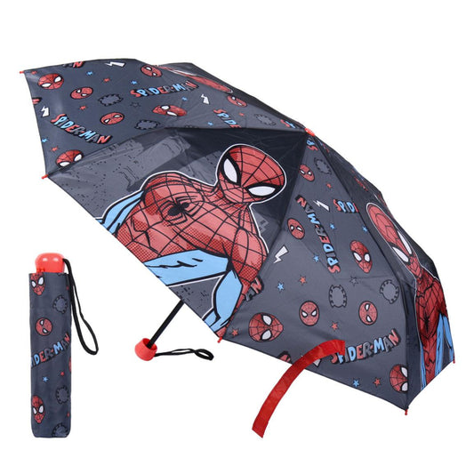 Spiderman Regenschirm ⌀ 92 cm Leichter Kuppel-Schirm für Regenwetter