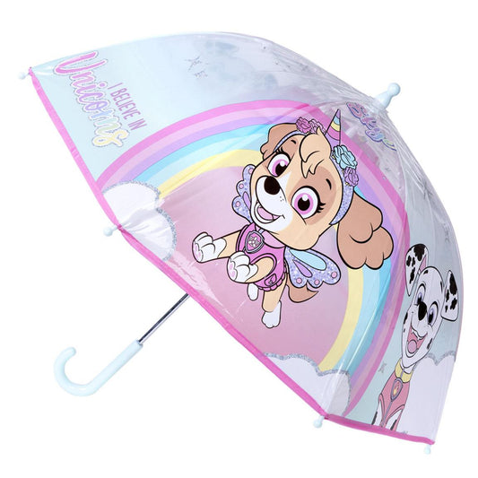 Paw Patrol Regenschirm ⌀ 71 cm Leichter Kuppel-Schirm für Regenwetter