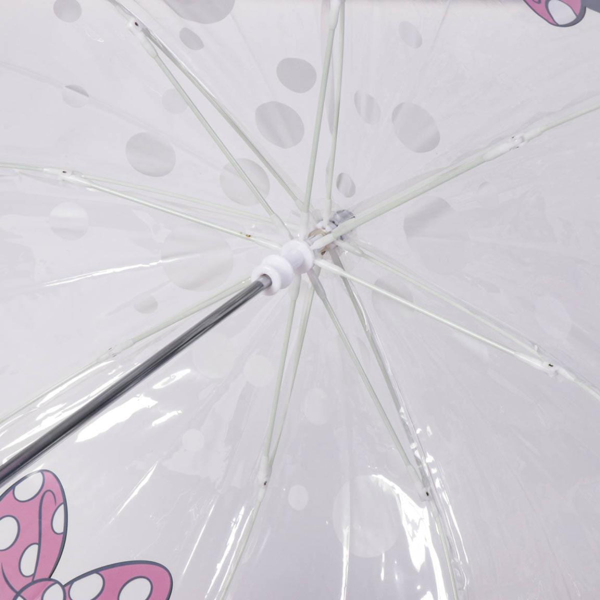 Disney Minnie Mouse Regenschirm ⌀ 71 cm Leichter Kuppel-Schirm für Regenwetter