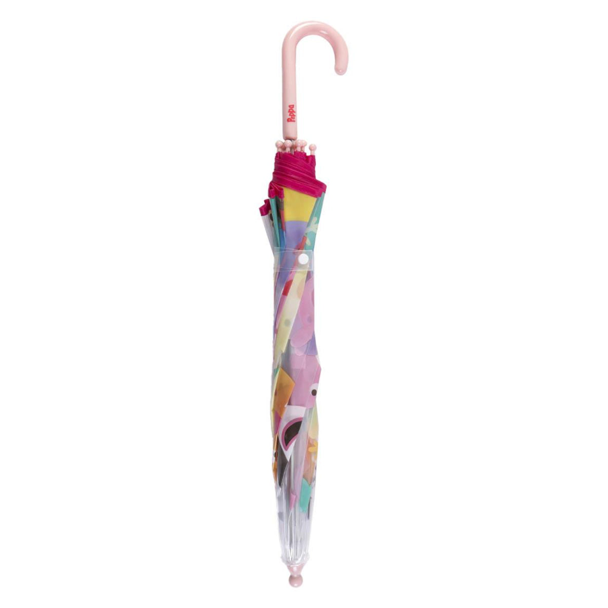 Peppa Pig Regenschirm ⌀ 71 cm Leichter Kuppel-Schirm für Regenwetter