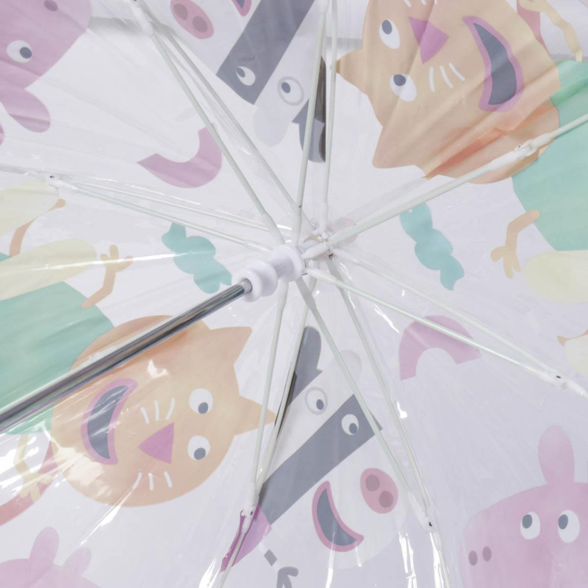 Peppa Pig Regenschirm ⌀ 71 cm Leichter Kuppel-Schirm für Regenwetter