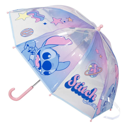 Lilo & Stitch Kinder Ø 71 cm Regenschirm manueller Bubble-Schirm & Wetterschutz