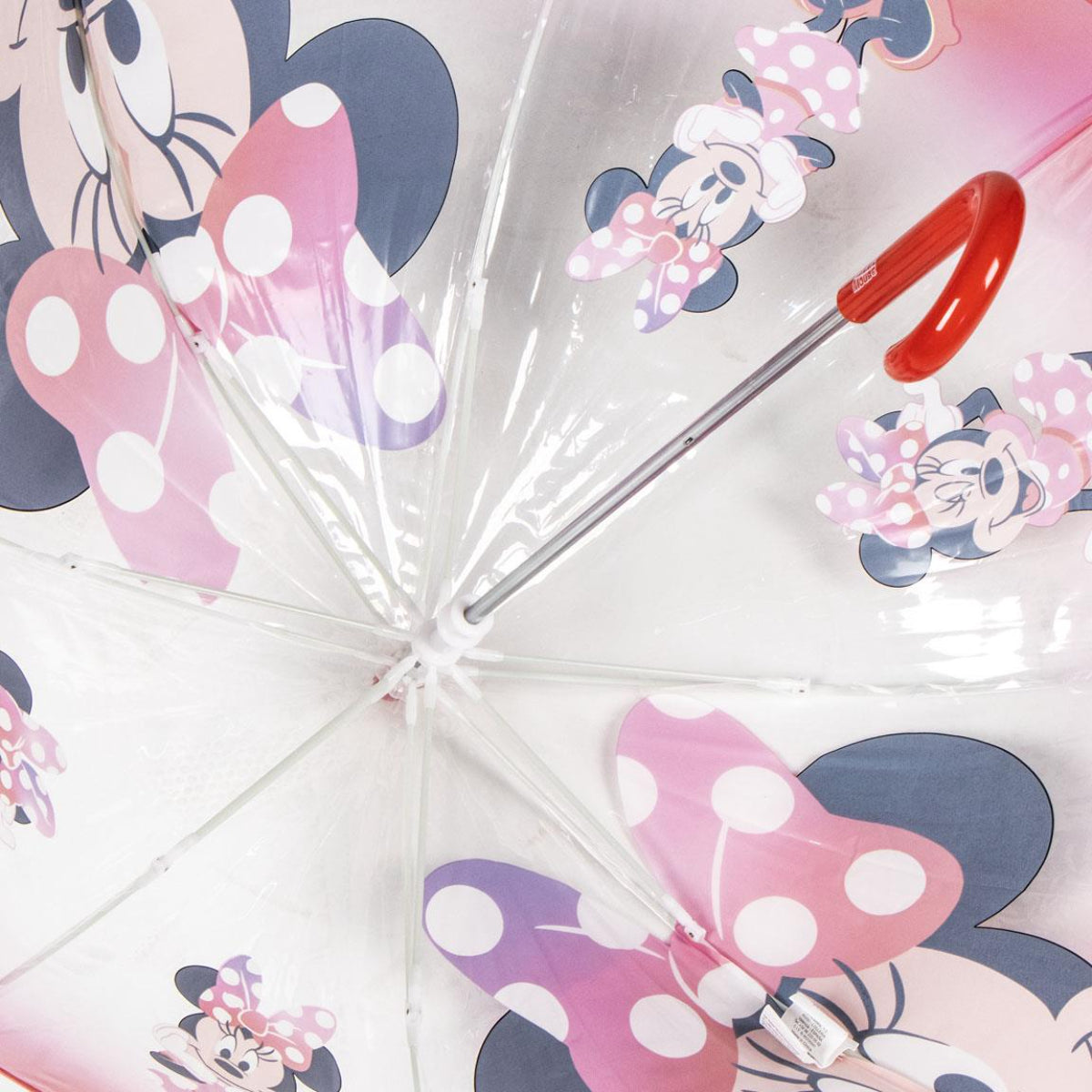 Disney Minnie Kinder Ø71 cm Regenschirm manueller Bubble-Schirm & Wetterschutz