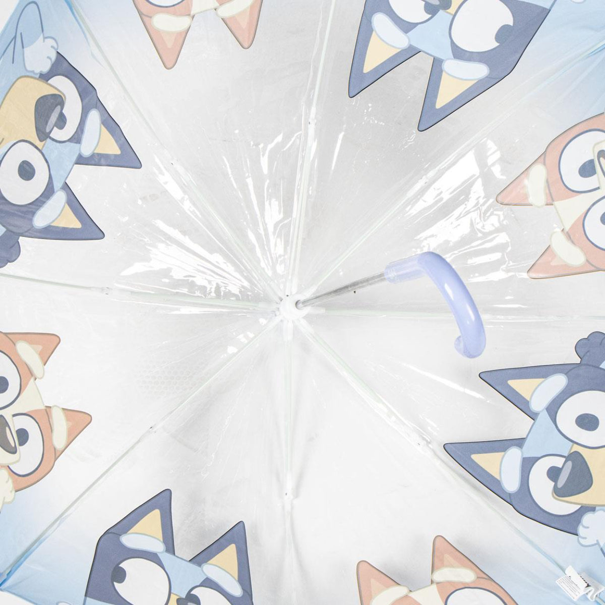 Bluey Kinder Ø 71 cm Regenschirm manueller Bubble-Schirm & Wetterschutz