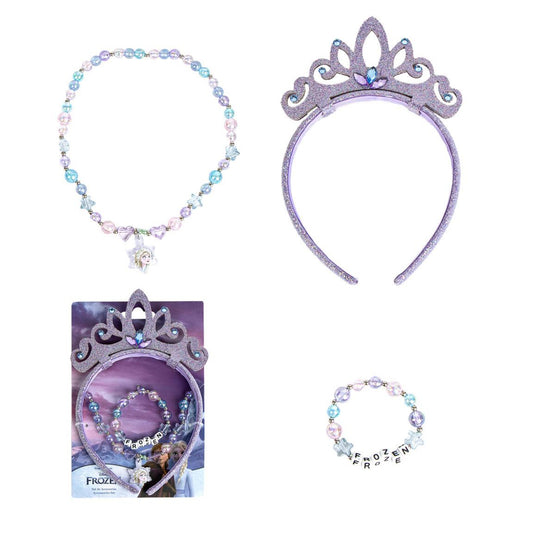 Disney Frozen Schmuckset Mädchen Kinder Modeschmuck mit Kette, Ring & Armband