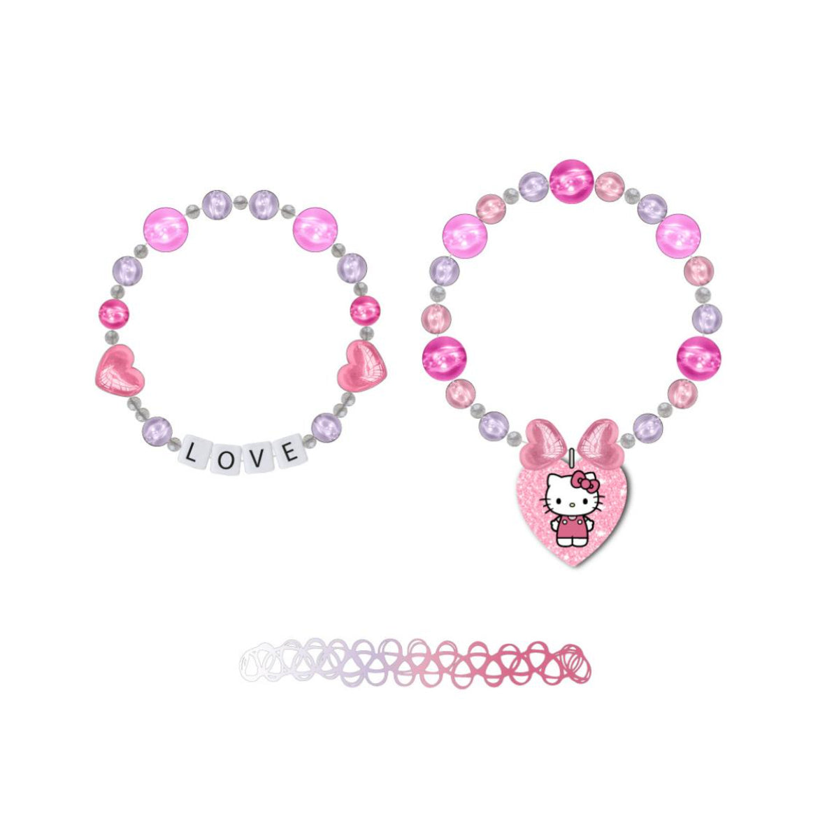 Hello Kitty Kinder Armband Schmuckkette für Mädchen mit Motivanhänger