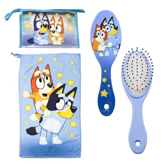 Bluey Accessoires-Set Kamm & Styling-Zubehör Tasche für Mädchen