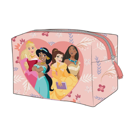 Disney Princess Kulturtasche für Kinder Kosmetiktasche 7,5×10×18 cm aus Kunstleder