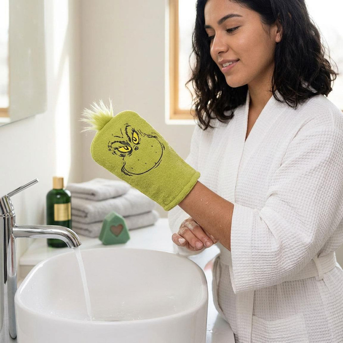 The Grinch Badehandschuh Körperpflege Waschhandschuh für Erwachsene