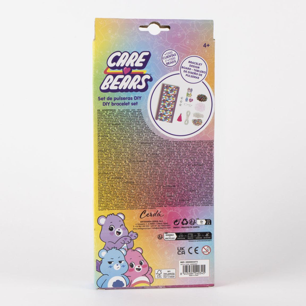 Care Bears DIY Schmuckset Kinder Armbänder Set für Basteln Gestalten und Verschenken