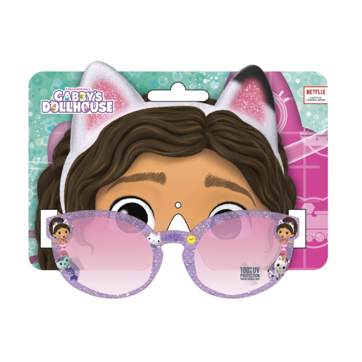 Gabby´s Dollhouse Sonnenbrille Kinder – UV-Schutzbrille & Freizeitbrille im Superhelden-Design