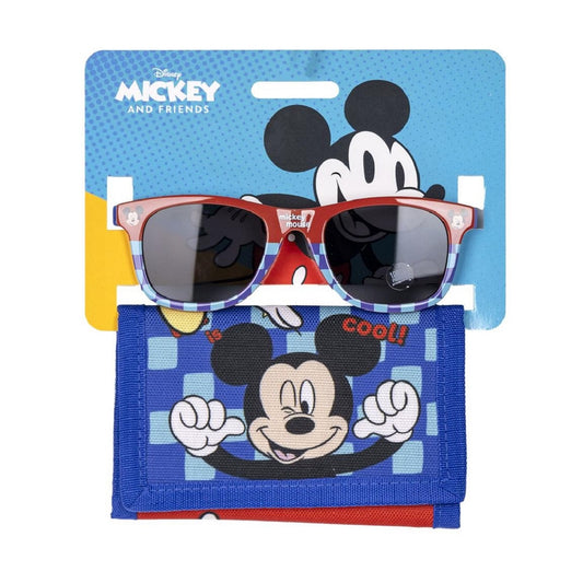 Disney Mickey Mouse Kinder Set mit Sonnenbrille & Portemonnaie stylisch & praktisch