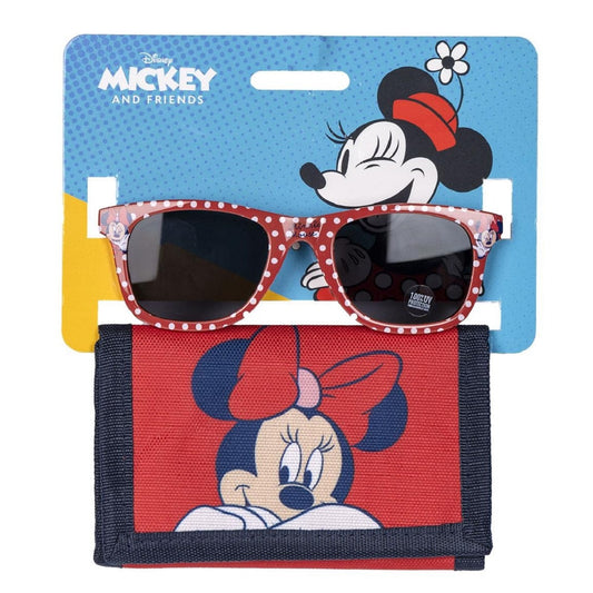 Disney Minnie Mouse Kinder Set mit Sonnenbrille & Portemonnaie stylisch & praktisch