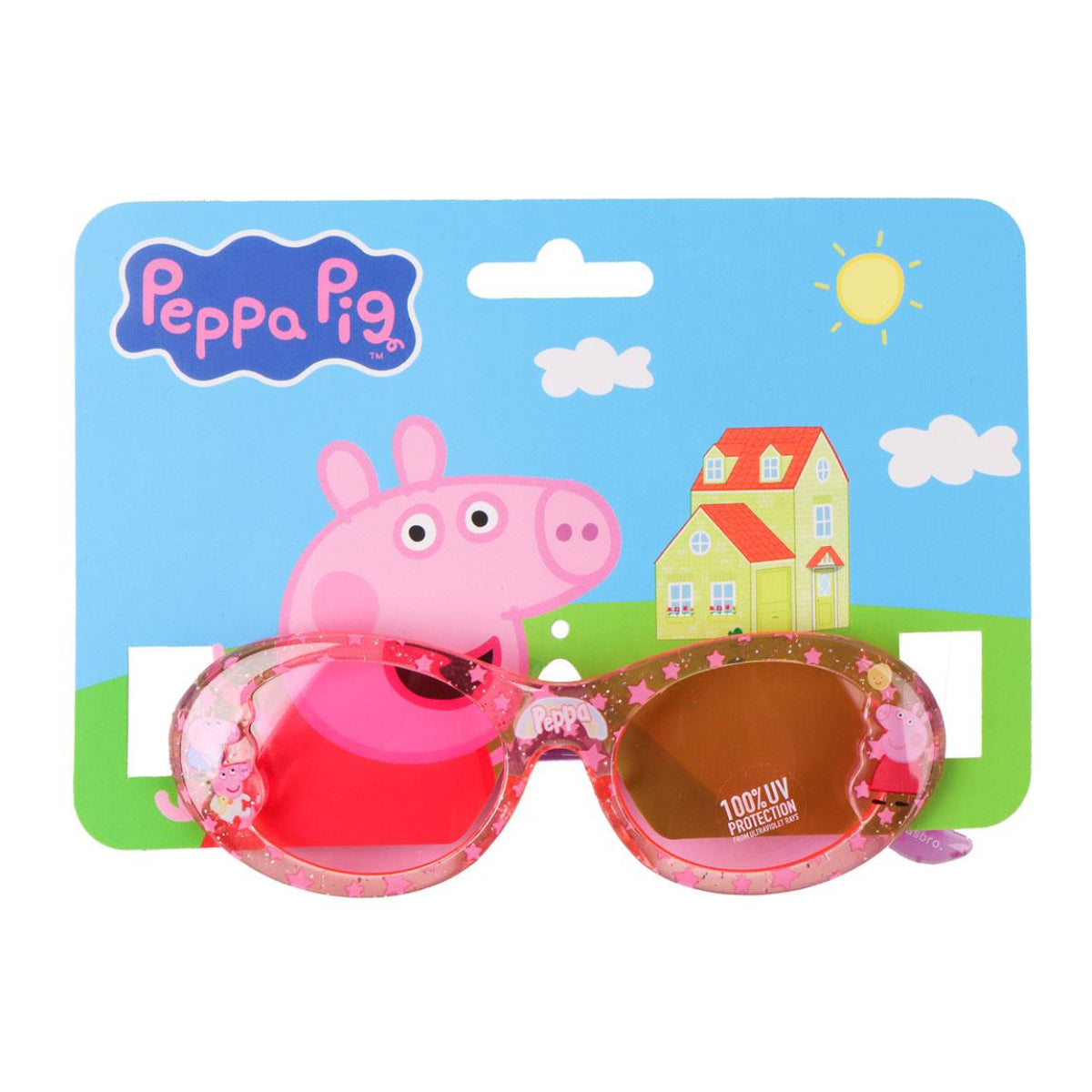 Peppa Pig Kinder Sonnenbrille Premium Kinderbrille für sonnige Tage und Freizeit