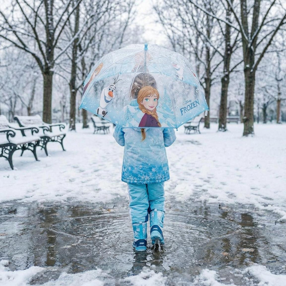 Disney Frozen Kinderschirm Ø 45 cm leicht für Regentage