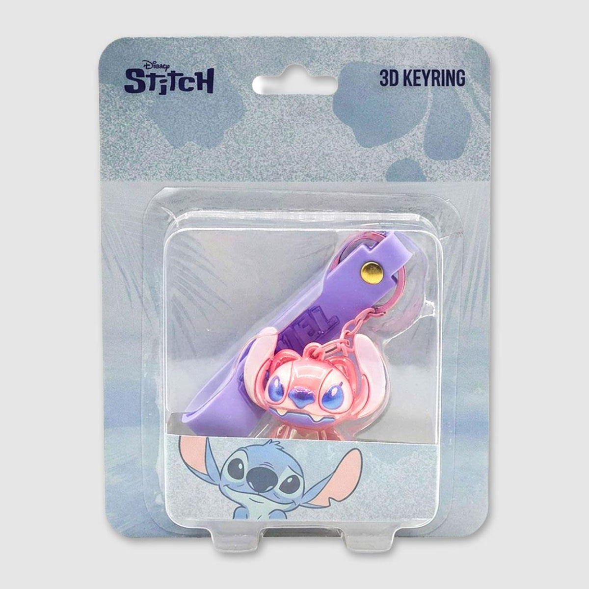Disney Stitch Angel 3D Schlüsselanhänger für Schlüssel Tasche Rucksack und Alltag