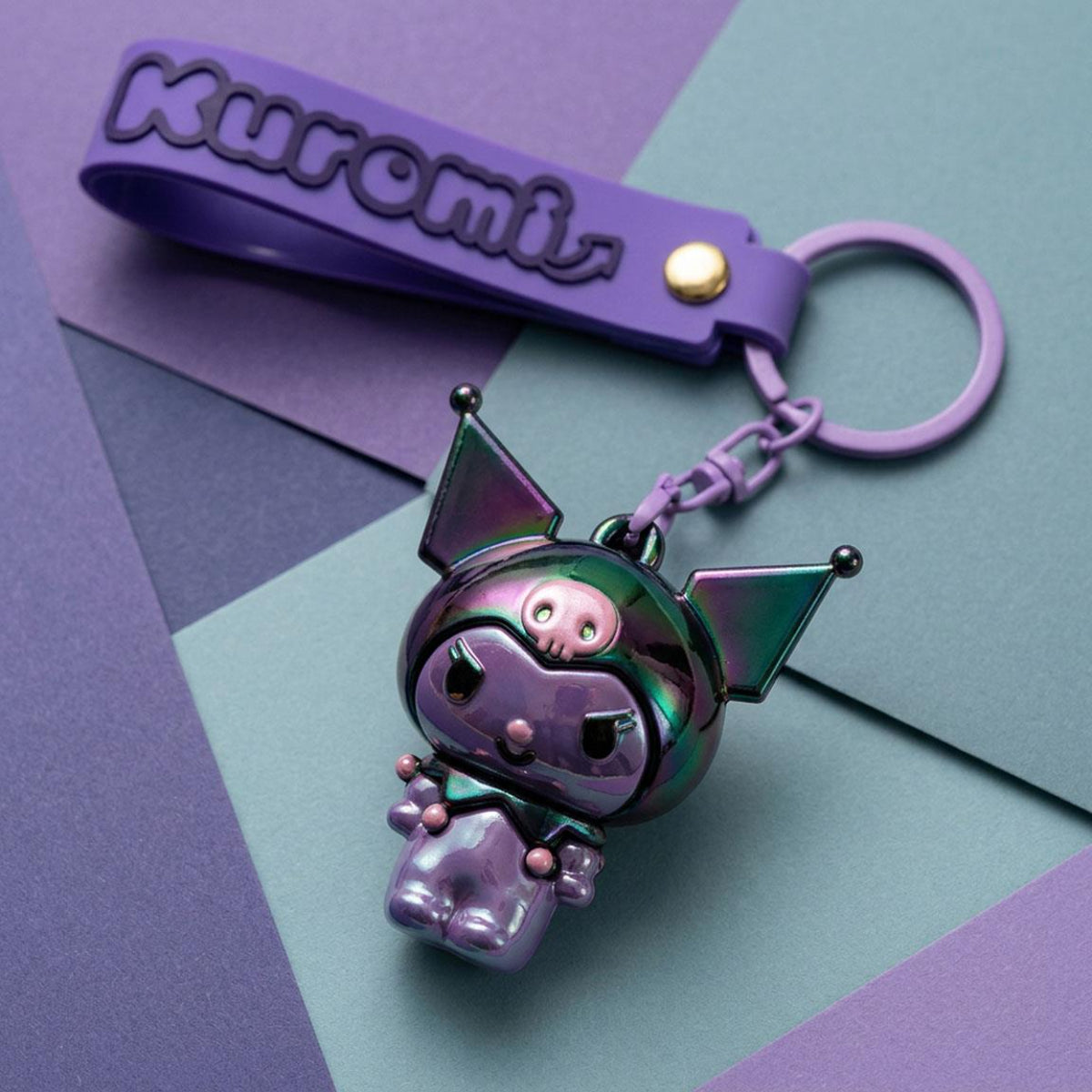 Hello Kitty Kuromi Anhänger mit 3D Design für Schlüsselbund Tasche und Rucksack