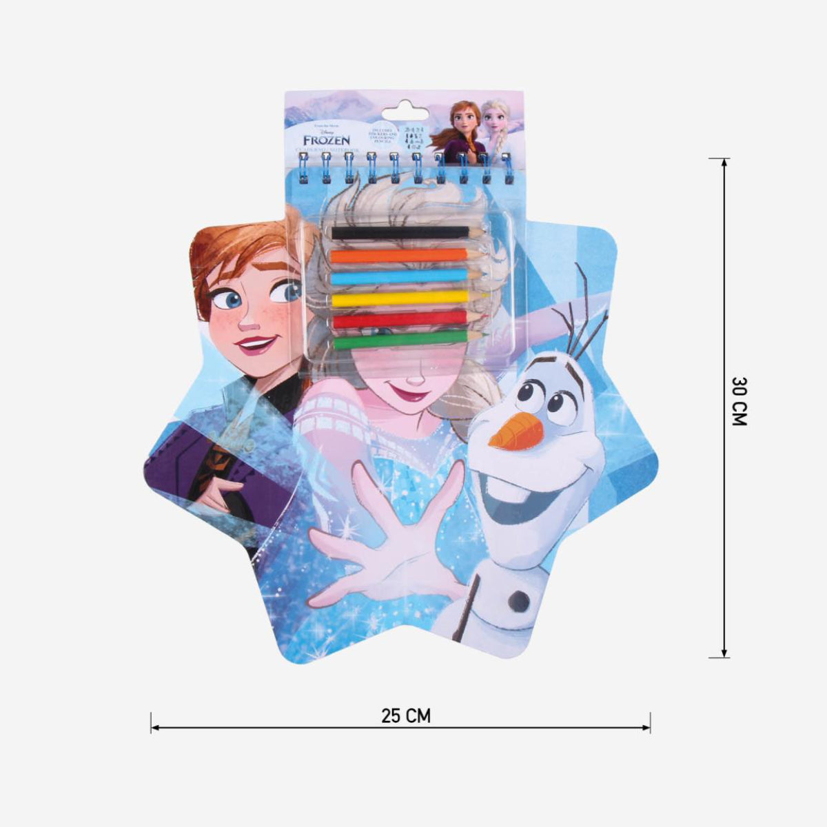 Disney Frozen 2 Schulheft Bunt – Notizbuch & Zeichenheft mit Frozen-Motiv
