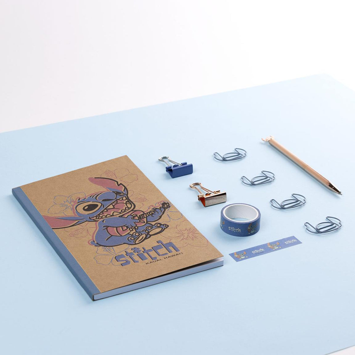 Lilo & Stitch Schulbedarf Set – Schreibwaren mit Notizbuch, Stift & Accessoires