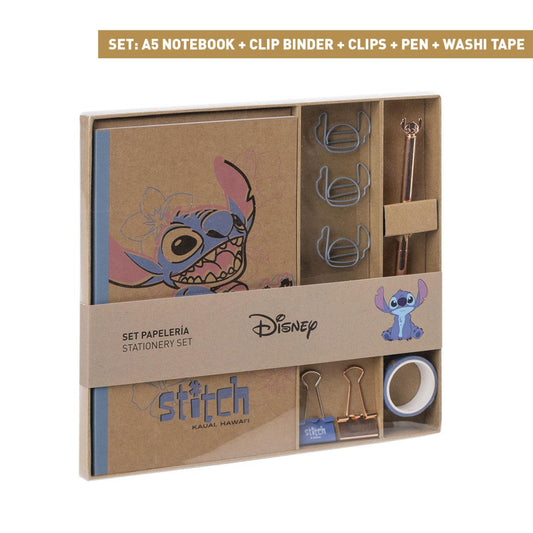 Lilo & Stitch Kreativo Stationery Set für Kinder Geschenkset mit Buntstiften & Schreibzubehör