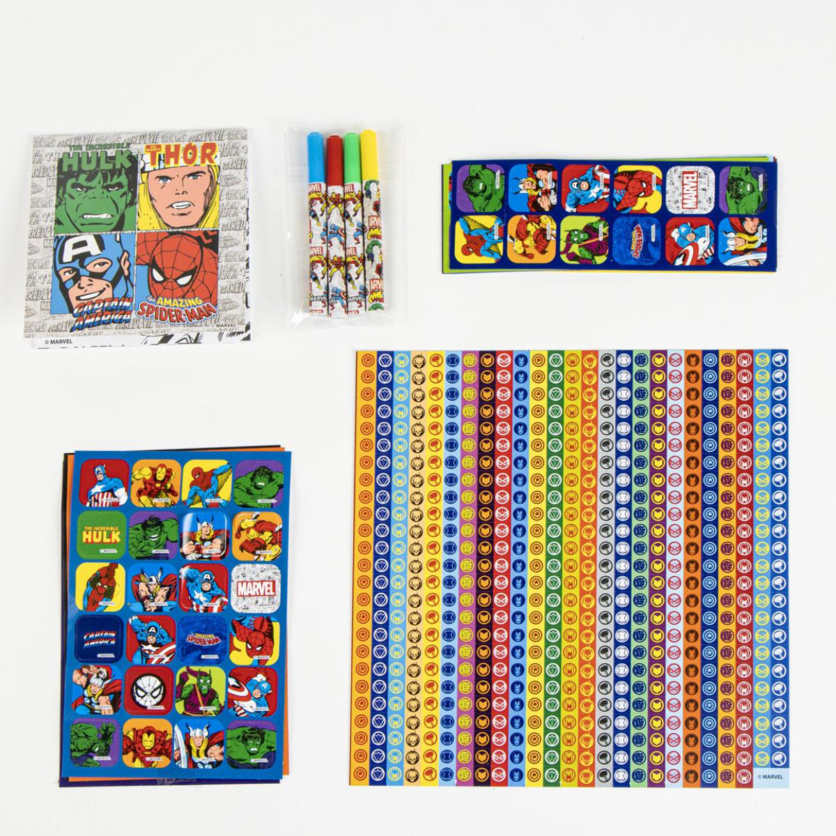 Marvel StickerWorld Sticker Pack – Sticker Set & Schreibwaren für Schule & Kreativprojekte