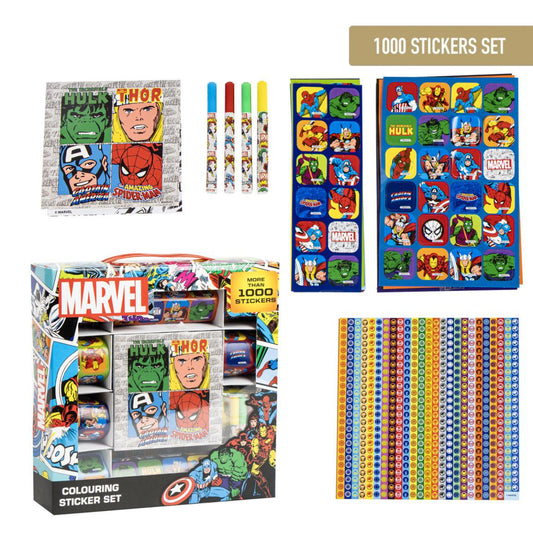 Marvel StickerWorld Sticker Pack – Sticker Set & Schreibwaren für Schule & Kreativprojekte