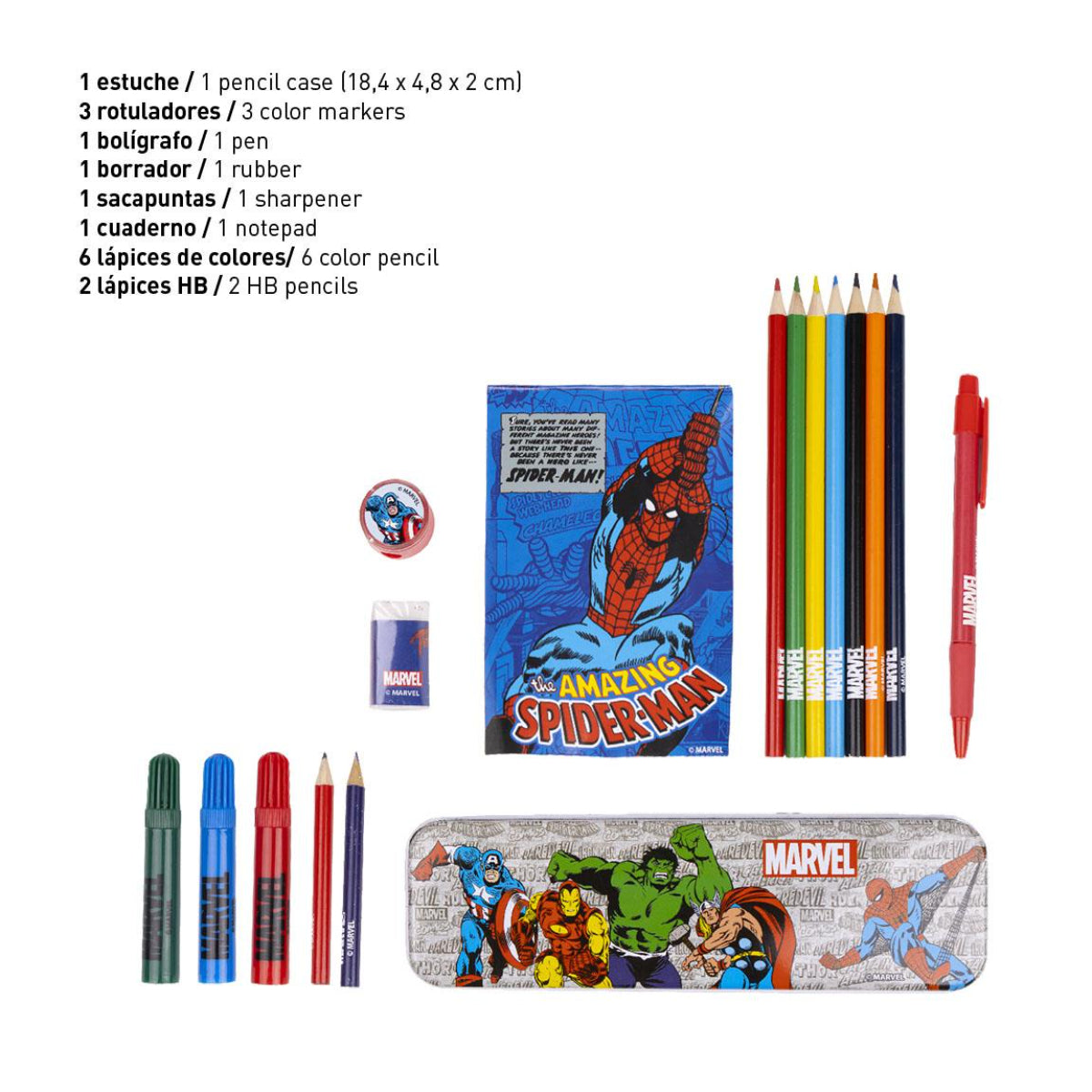 Marvel Farbset für Kinder Mal- & Bastelspaß im praktischen Format