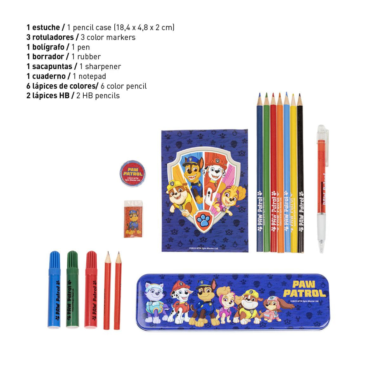 Paw Patrol Farbset für Kinder Mal- & Bastelspaß im praktischen Format