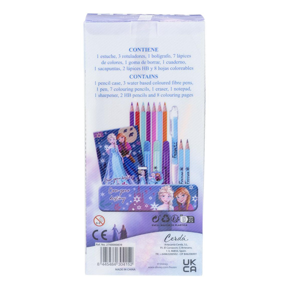 Disney Frozen Farbset für Kinder Mal- & Bastelspaß im praktischen Format