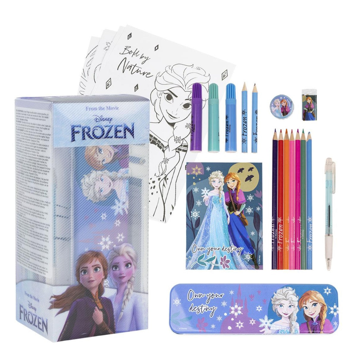 Disney Frozen Farbset für Kinder Mal- & Bastelspaß im praktischen Format