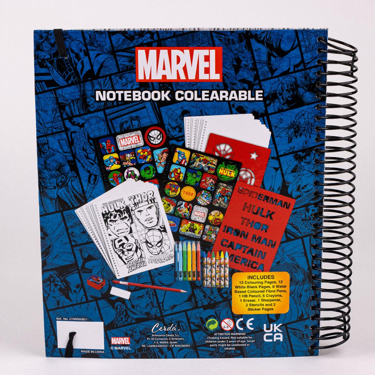 Marvel Kreativalbum für Kinder – Ausmal- & Beschäftigungsbuch mit Marvel Figuren