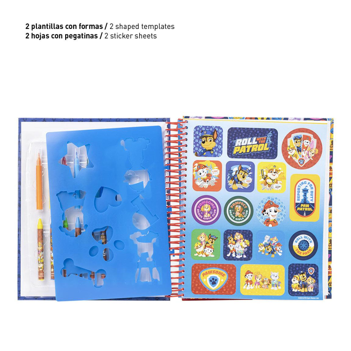 Paw Patrol Kreativalbum für Kinder Ausmal- & Beschäftigungsbuch mit Paw Patrol Figuren