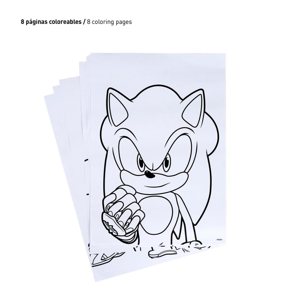 Sonic Farbset für Kinder Mal- & Bastelspaß im praktischen Format