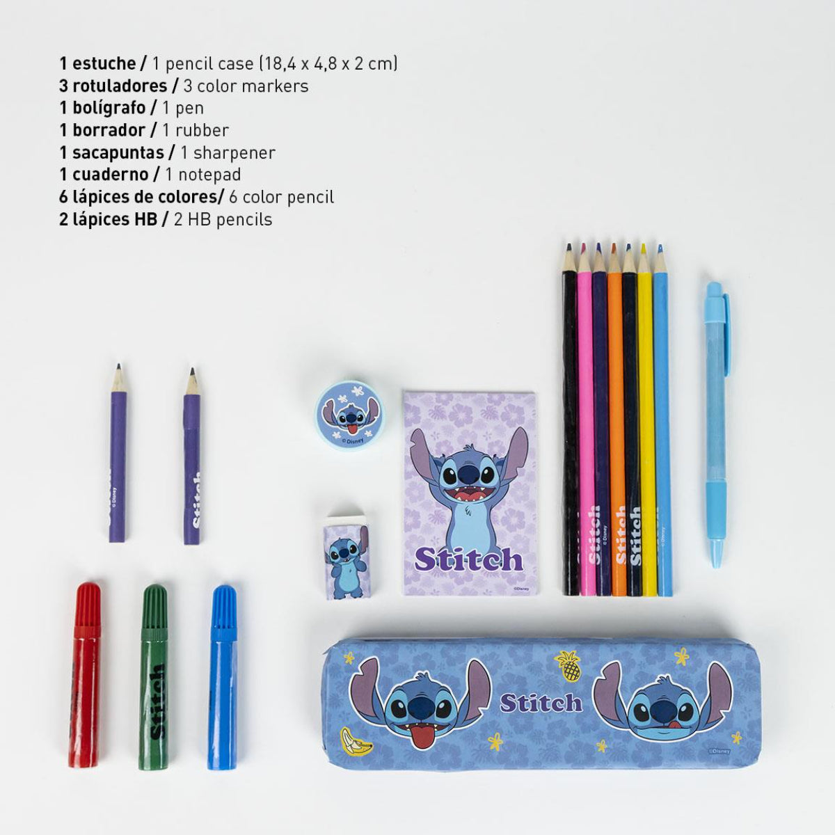 Lilo & Stitch Farbset für Kinder Mal- & Bastelspaß im praktischen Format