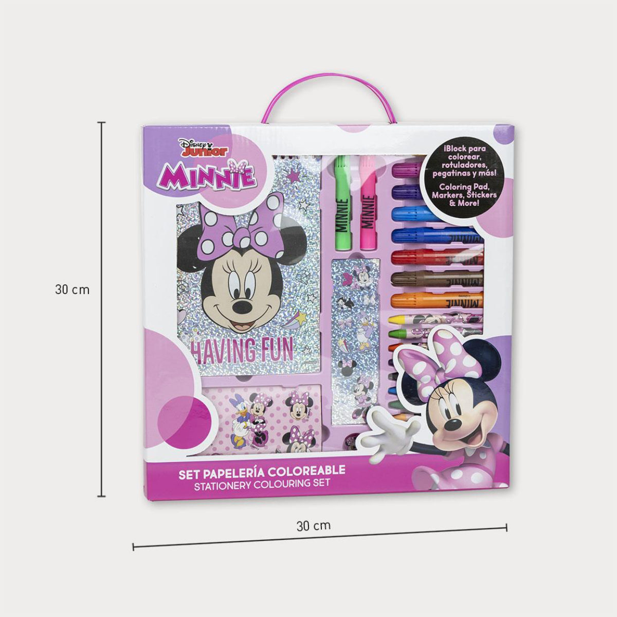 Disney Minnie Kreatives Schreib- und Malset mit Minnie-Motiv zum Ausmalen