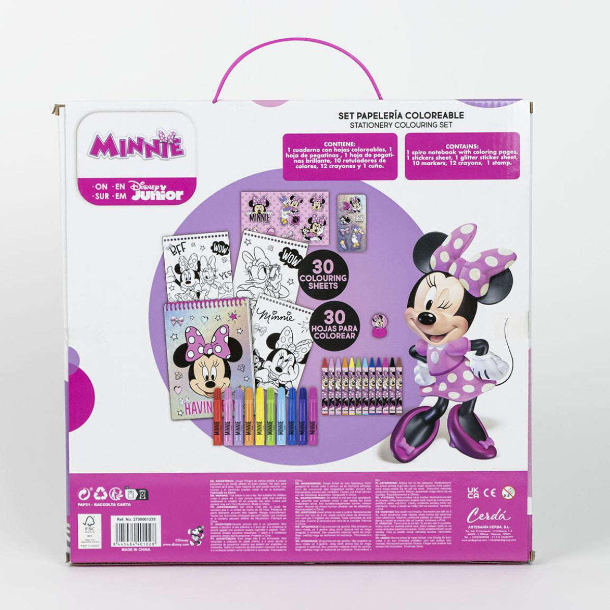 Disney Minnie Kreatives Schreib- und Malset mit Minnie-Motiv zum Ausmalen