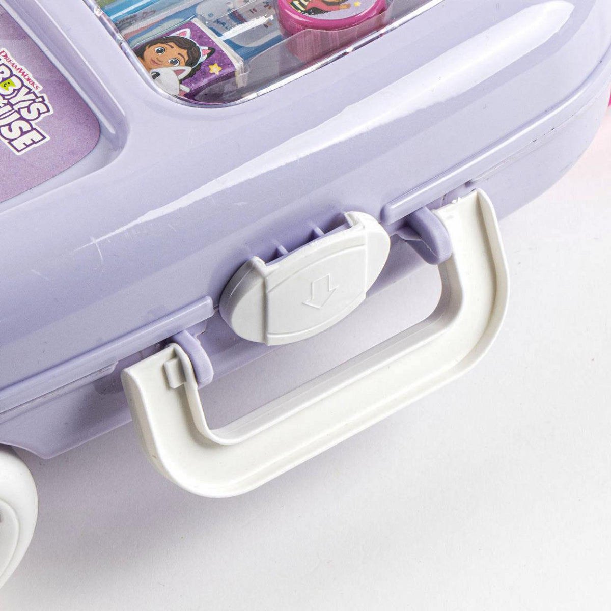 Gabby´s Dollhouse CreativeCase Zeichenkoffer – Rollkoffer & Schreibset mit Farben und Stiften